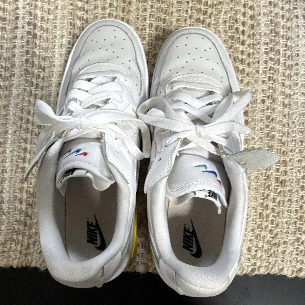 Nike Air Force 1 Fontanka Women's Low Top Leather Lace-Up Sneakers US 9.5